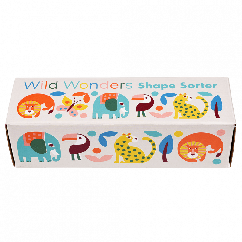 Wild Wonders Wooden Shape Sorter