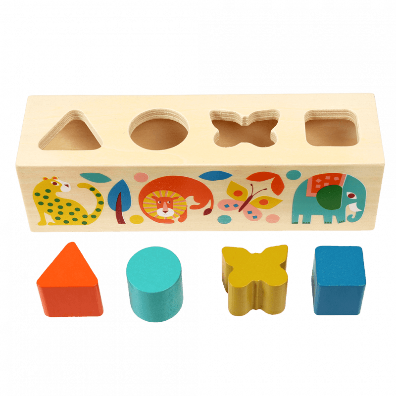 Wild Wonders Wooden Shape Sorter