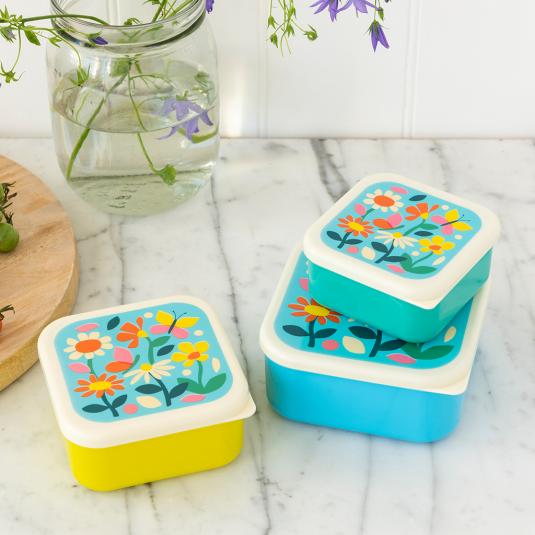 Butterfly Garden Snack Boxes (set Of 3)