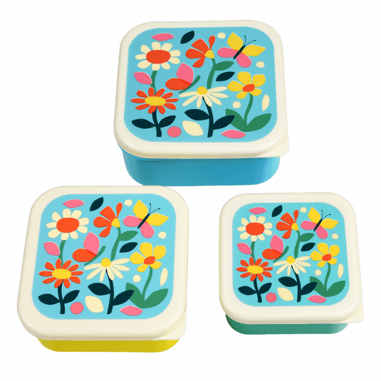 Butterfly Garden Snack Boxes (set Of 3)