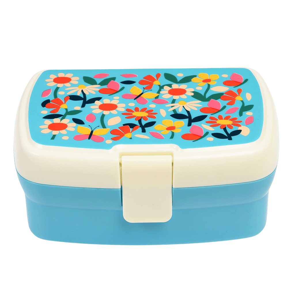 Butterfly Garden Lunch Box With Tray