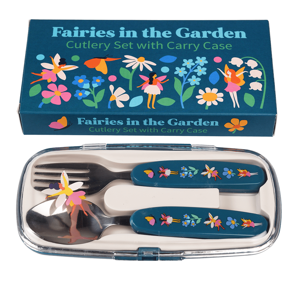 مجموعة أدوات المائدة للأطفال من Fairies In The Garden 