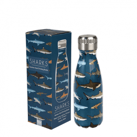 Sharks 260ml Stainless Steel Bottle