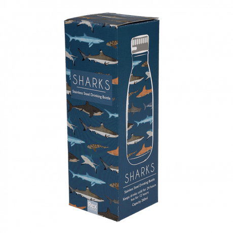 Sharks 260ml Stainless Steel Bottle