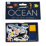 Ocean Set Of Mini Stamps