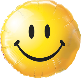 Smiley Face Balloon 18"