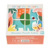 Wild Wonders Wooden Puzzle Cubes