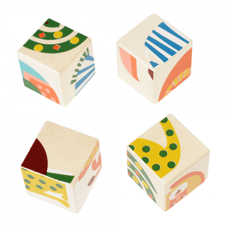Wild Wonders Wooden Puzzle Cubes