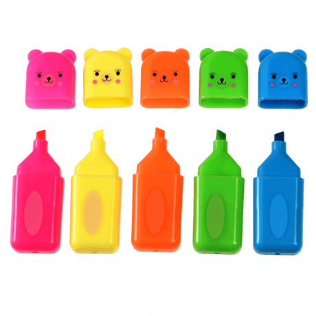 Bear Highlighters (set Of 5)