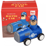 Push Down Action Racing Car Blue