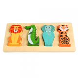 Wooden puzzle - Colourful Creatures