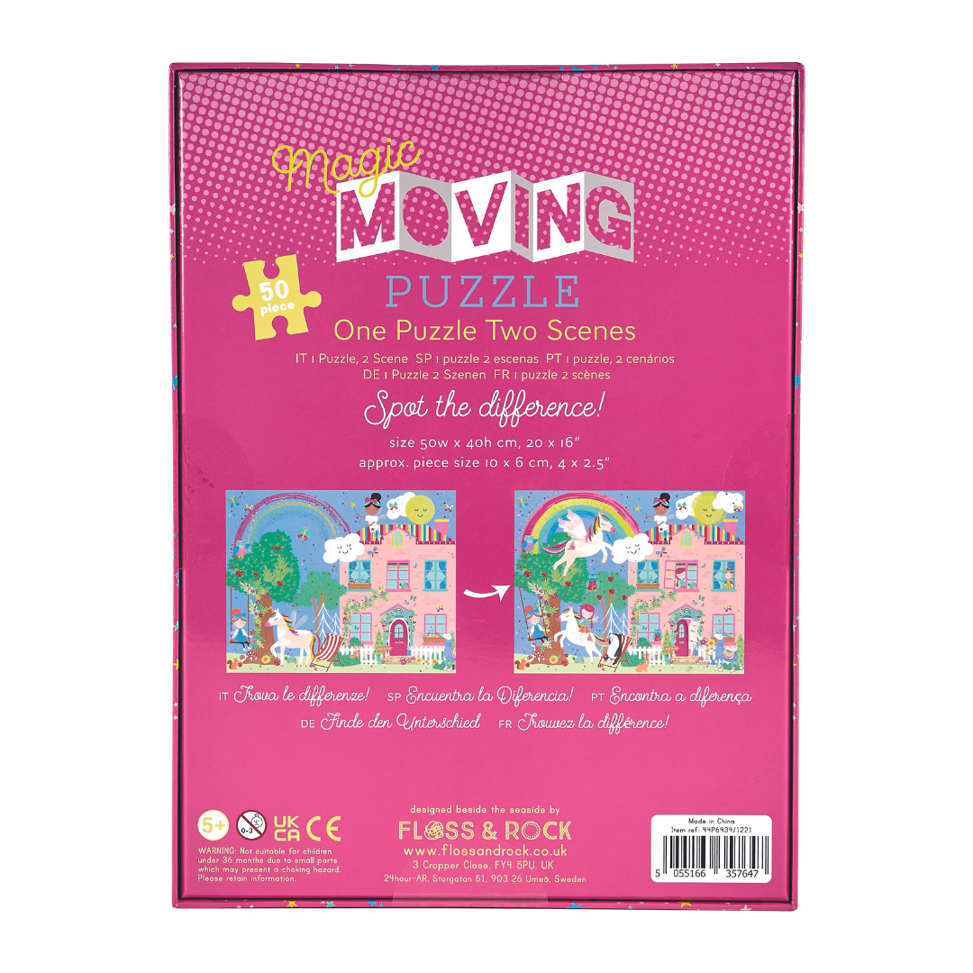 50 Piece Magic Moving Puzzle - Rainbow Fairy