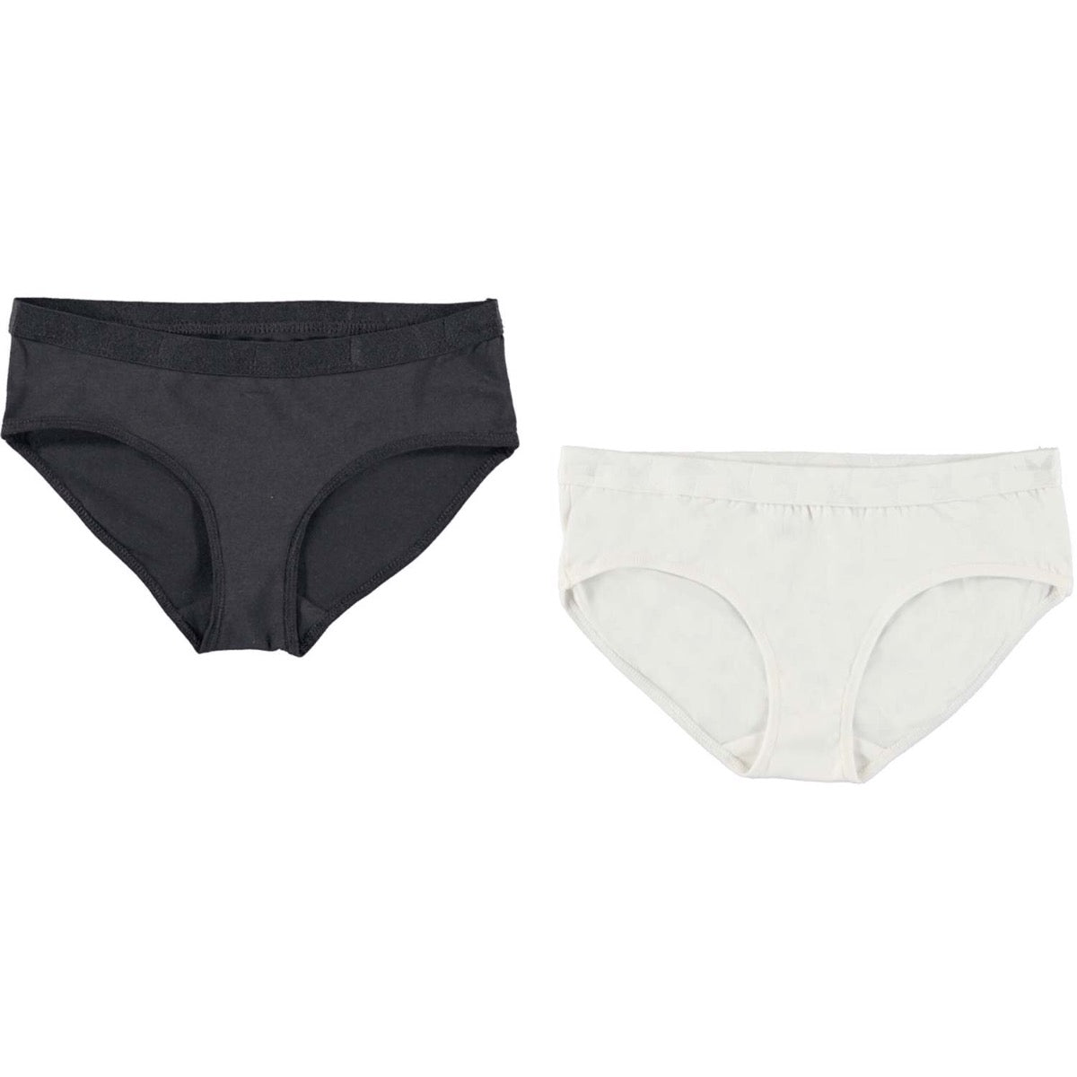 Jana 2-Pack Black White Knickers