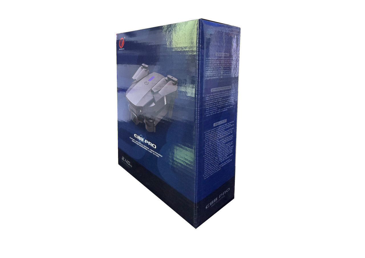 Remote Control Drone Silver  – Rechargeable 3.7V Battery Included, 3*AA Not Included, No Camera