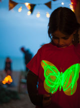 Glow Up T-Shirt Butterfly - Pink