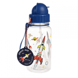 Clear Space Age Kids Water Bottle 500ml