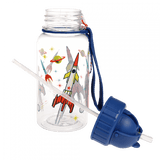 Clear Space Age Kids Water Bottle 500ml