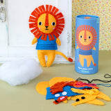Felt craft kit - sew your own lion