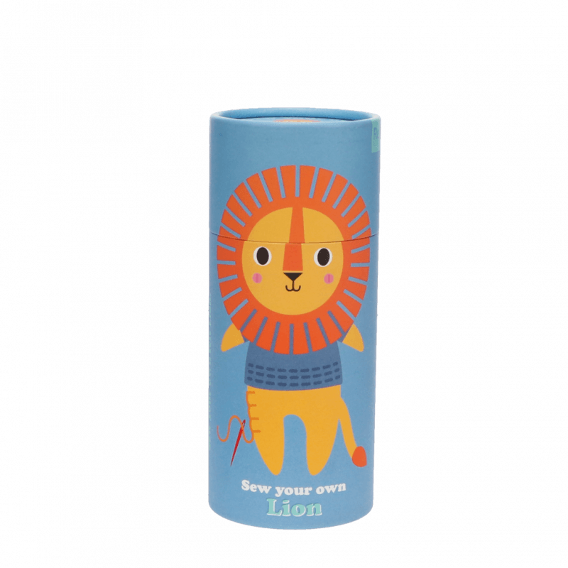 Felt craft kit - sew your own lion
