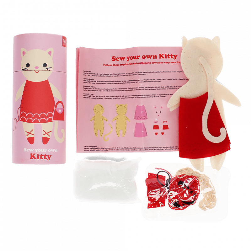 felt craft kit- sew your own kitty