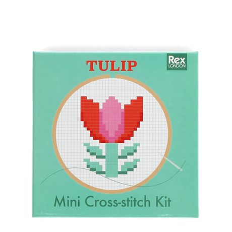 Mini cross-stitch kit - Tulip