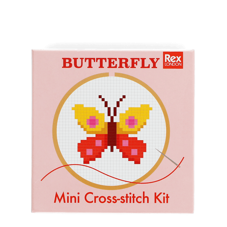 Mini cross-stitch kit - Butterfly