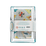 Wooden shopping playset with basket