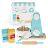 Wooden toy Mixer playset