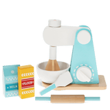 Wooden toy Mixer playset