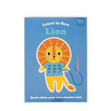 Learn to sew wooden hand-stitch set - Lion