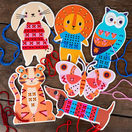 Learn to sew wooden hand-stitch set - Owl