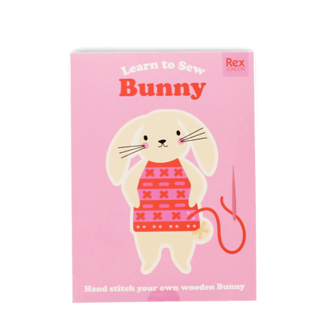 Learn to sew wooden hand-stitch set - Bunny
