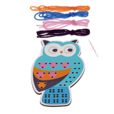 Learn to sew wooden hand-stitch set - Owl