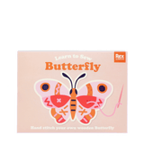 Learn to sew wooden hand-stitch set - Butterfly