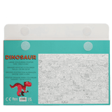 Large colouring poster with pencils - Baby Dinos