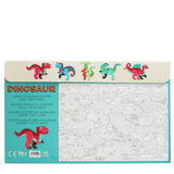 Large colouring poster with pencils - Baby Dinos