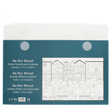 Large colouring poster with pencils - On Our Street