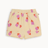 Shell And Shoreline Set - Pink Towelling Shorts And T-shirt Set