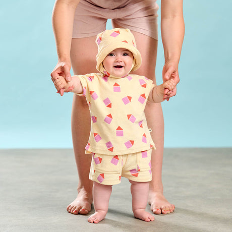 طقم شيل آند شورلاين - شورت منشفة وردي وقميص