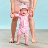 Wake Set - Pink Coral Rash Top & Bottom Set