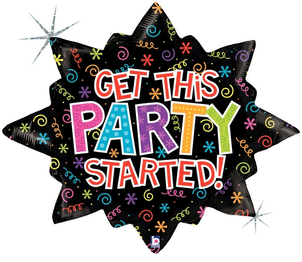 Get This Party Started Foil balloon 32"