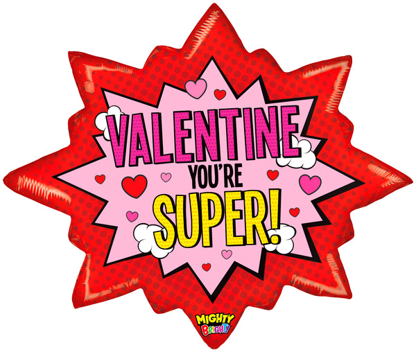 Super Valentine Foil Balloon 32"