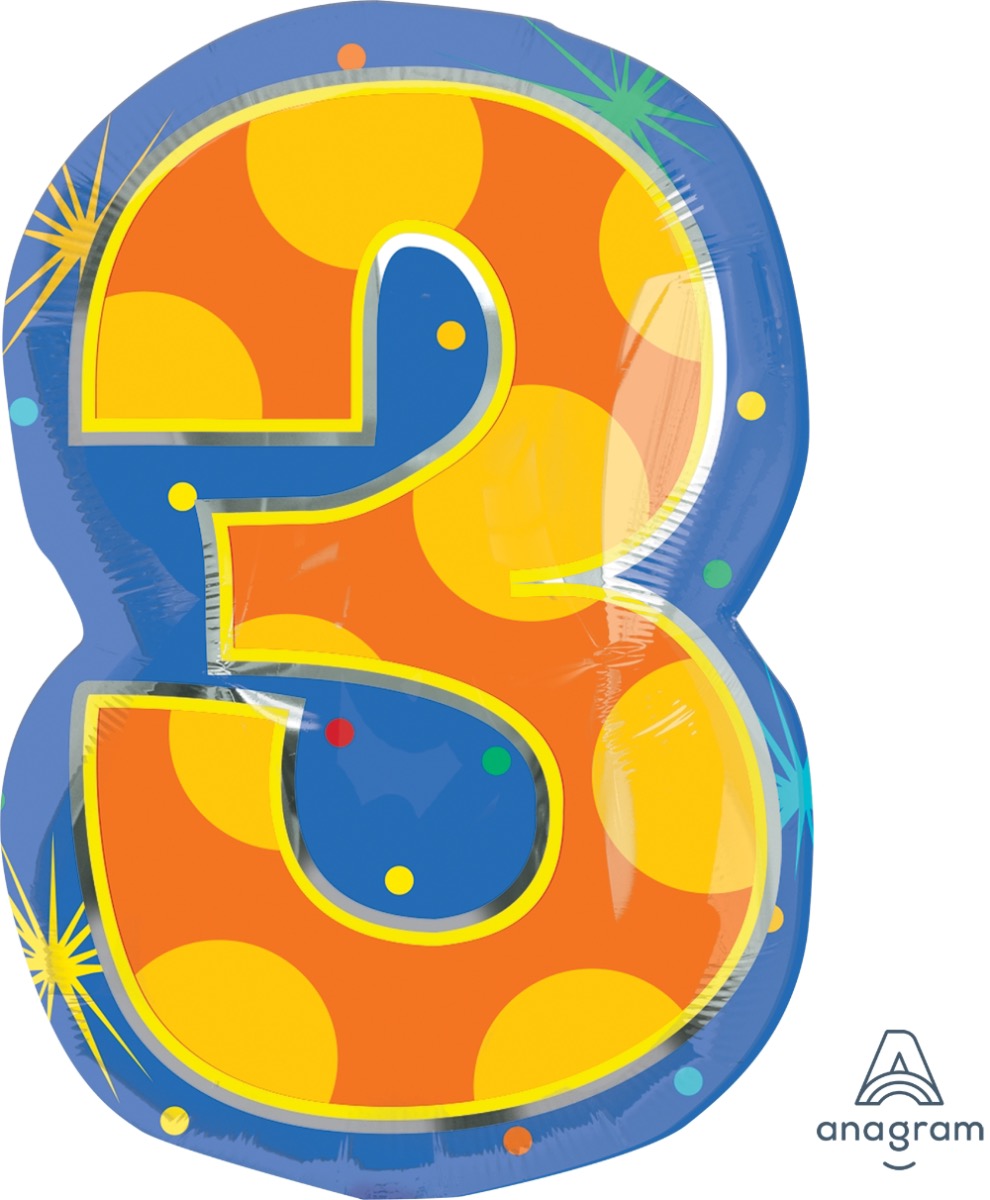 Junior Shape Number Balloon