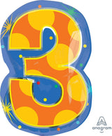 Junior Shape Number Balloon
