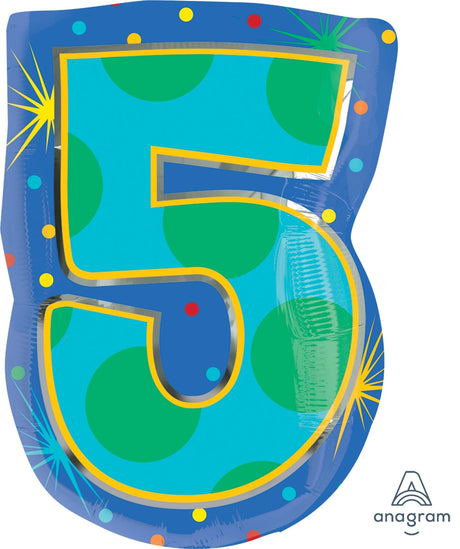Junior Shape Number Balloon