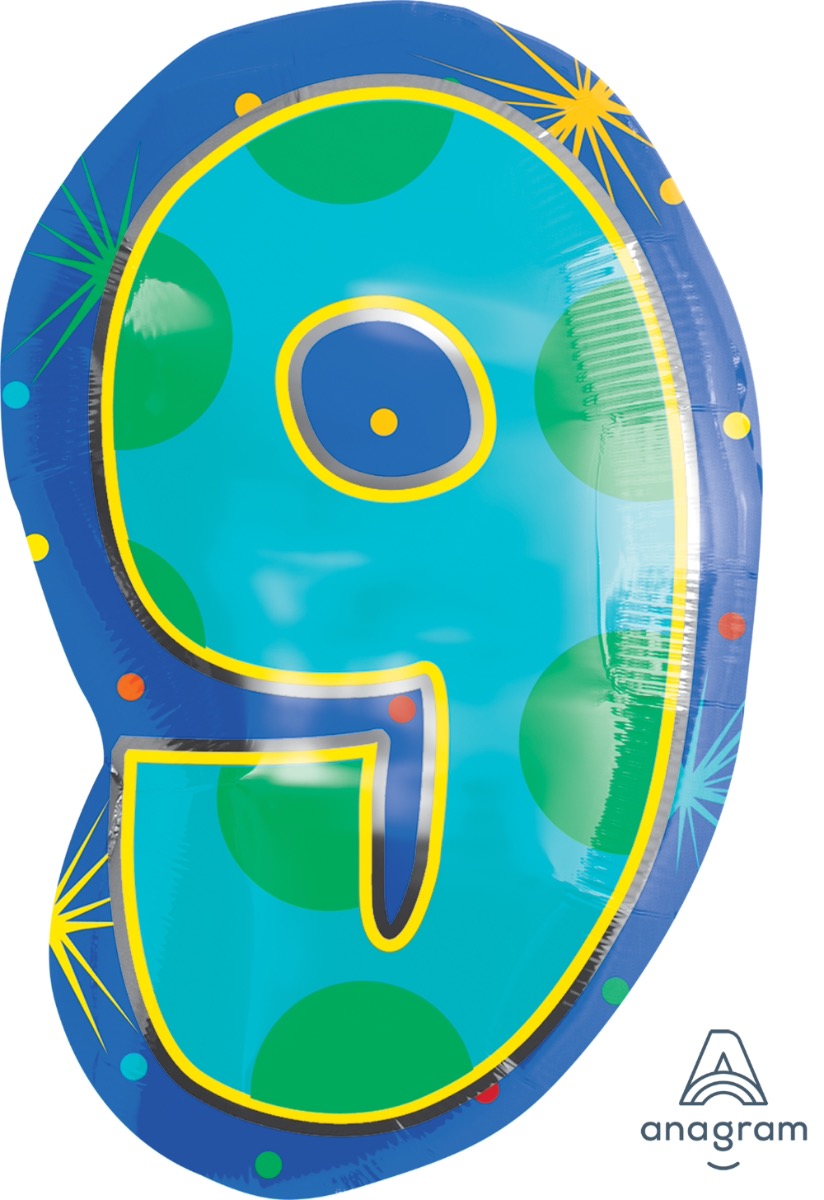 Junior Shape Balloon Number 9