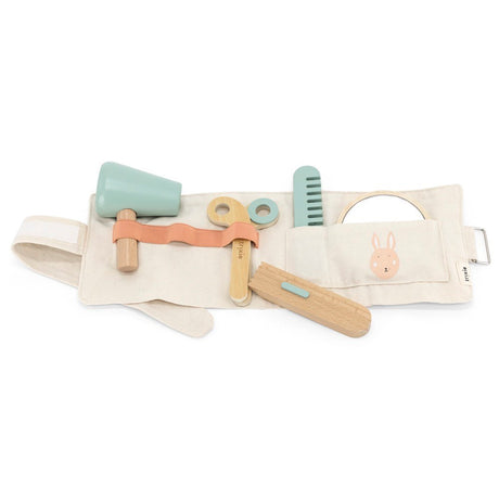 Wooden hairdresser set