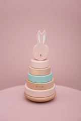 Wooden stacking toy - Mrs. Rabbit