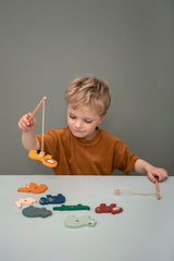 Wooden fishing game