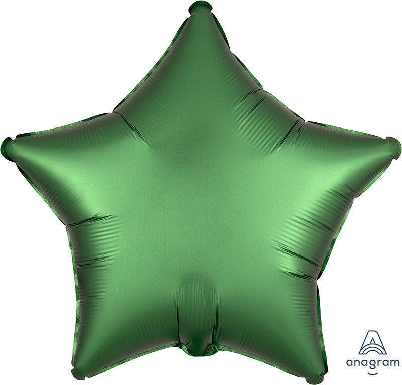 18" Star Balloon Green